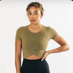 Alphalete - Ultrasoft Wrap Tie Top